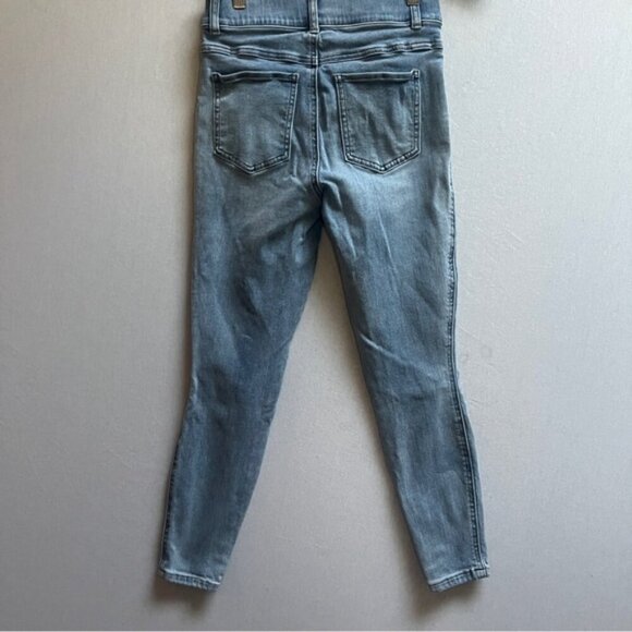 Spanx skinny leg pull on denim jeans Sz S - Picture 3 of 11
